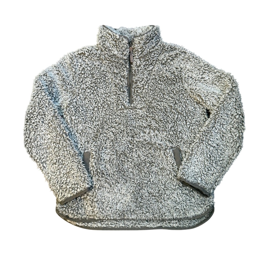 Altard State Granola Cozy Girl Sherpa Quarter Zip Comfy Pullover Fuzzy High Pile